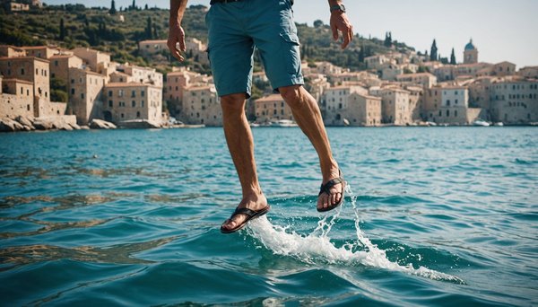 Évasion pieds dans l'eau sur la méditerranée